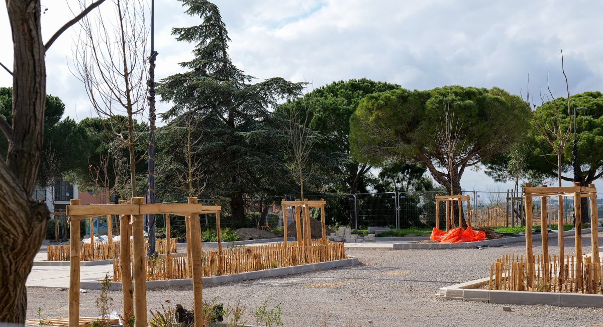 Le chantier d'am&eacute;nagement du futur parc thermal se poursuit