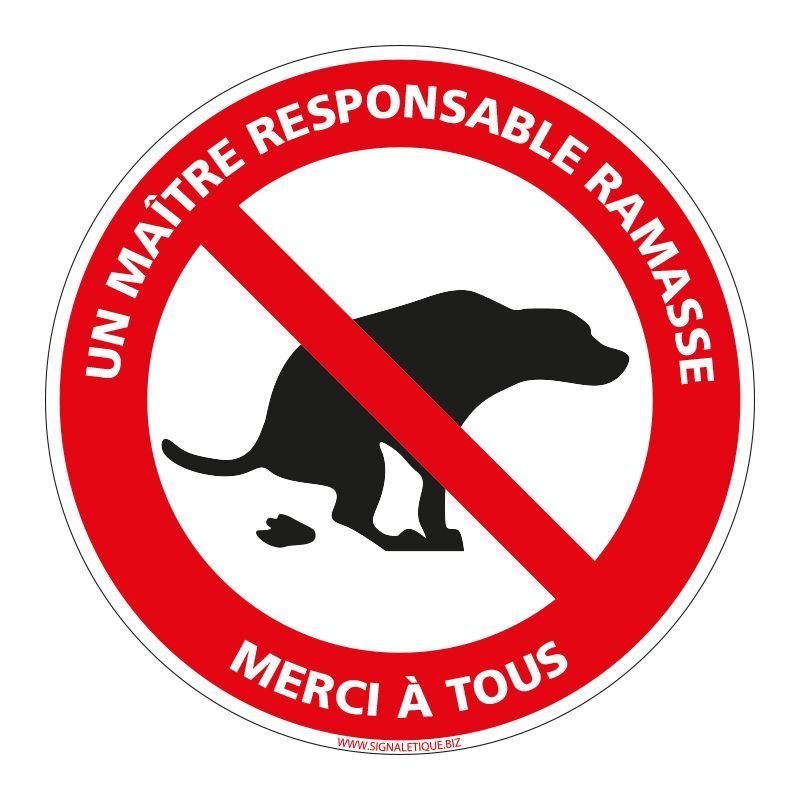 STOP AUX INCIVILITES - DEJECTIONS CANINES SUR LA VOIE PUBLIQUE