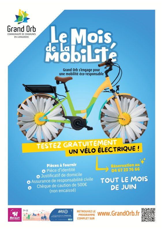 Grand Orb vous propose de tester le v&eacute;lo &eacute;lectrique