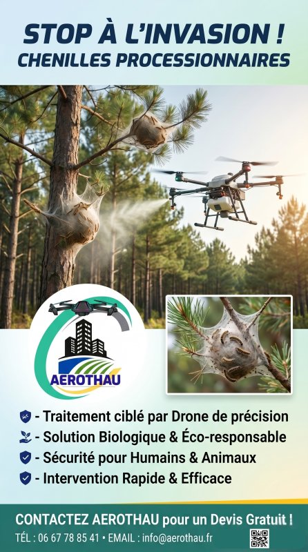 🔴 CHENILLES PROCESSIONNAIRES : L'invasion s&eacute;vit... Vous aussi !