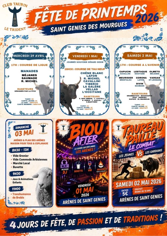 ❗️🔆4 jours de f&ecirc;te, de passion et de traditions 🔆❗️