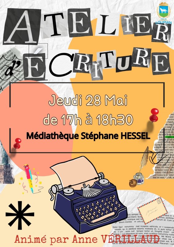 Atelier d'&eacute;criture