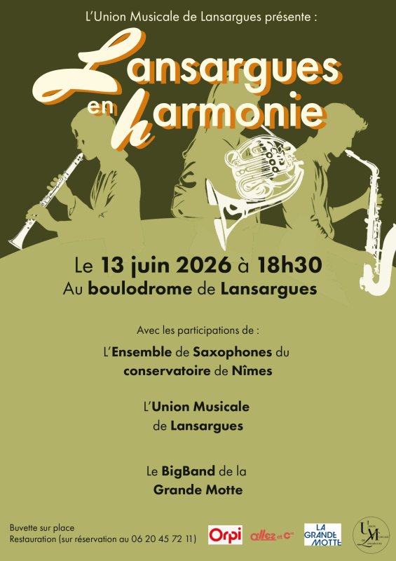 &Eacute;v&egrave;nement : Lansargues en harmonie