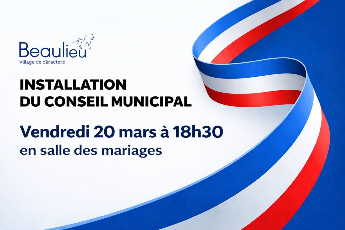 Installation du conseil municipal